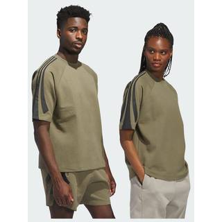 adidas Basketball Short Sleeve sweatshirt (kønsneutral) - Olive Strata - 2XL