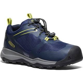 Keen Kids' Wanduro Waterproof Shoe Sky Captain-Evening Primrose, 32/33