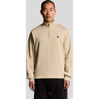 Lyle & Scott Lyle & Scott Camel Loopback Quarter Zip Sweatshirt
