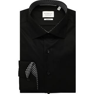 MODERN FIT Shirt in black plain