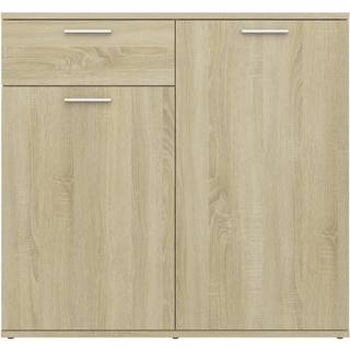 Skænk 160X36X75 Cm Konstrueret Træ - 80 cm / Sonoma-eg