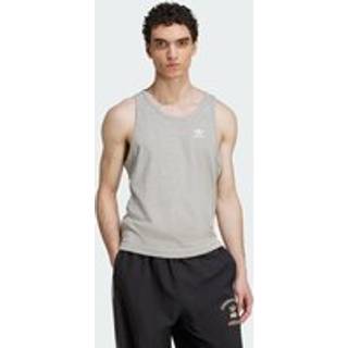 Trefoil Essentials tanktop - Medium Grey Heather / White