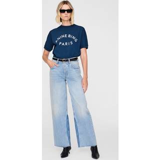 Anine Bing Jaylin Toppe & T-Shirts A-08-11527 Navy (SMALL)