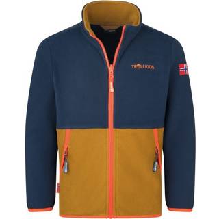 Trollkids Kid's Storfjord Jacket Fleecejakke Børn størrelse 128 farve blå