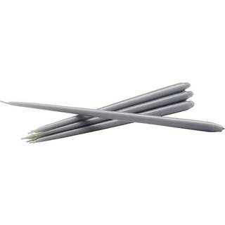 Stoff Nagel Candlelight And Scents - 'Stoff' candles, six pieces, light grey in light grey paraffin wax
