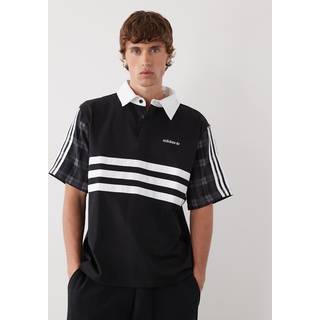 Tartan Regular rugbypolo - Black - M