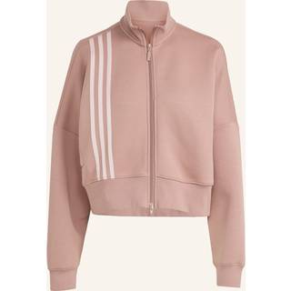 Skævt placeret 3-stripes lynlås - Warm Clay - XL