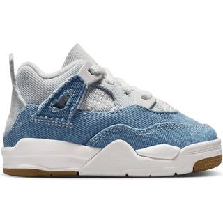 Nike Jordan 4 Retro TEX  (Børn) | Hvid | Størrelse: 22K - WORN BLUE - 22K