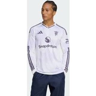 Manchester United 25/26 langærmet udebanetrøje - White - 2XL