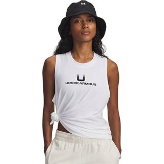 Under Armour Varsity U Women's Tank White / Black XXL
