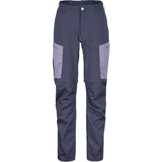 Stoic Women's FalunSt. Tour Zip-Off Pants Light Zip off-bukser Damer størrelse XL - Short farve blue/purple