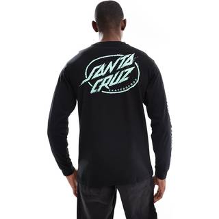 Santa Cruz Cyber Dot L/S T-Shirt T-shirt Herrer størrelse M farve sort