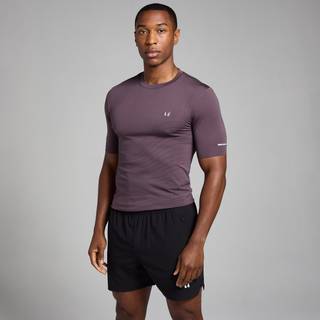 MP Active Seamless Printed T-shirt til mænd − Deep Purple - XXL - Lilla