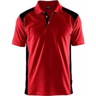 Blåkläder 3324 Poloshirt / Poloshirt - XS - Rød/Sort