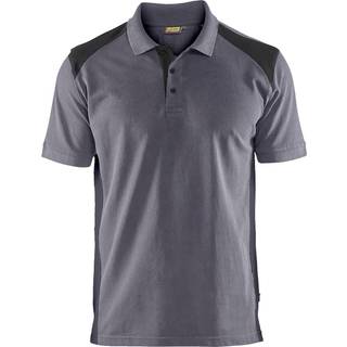 Blåkläder 3324 Poloshirt / Poloshirt - M - Mellemgrå/Sort
