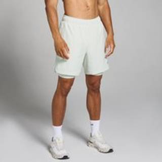 MP Training 2-in-1 Shorts til mænd – Misty Green - XL - Grøn