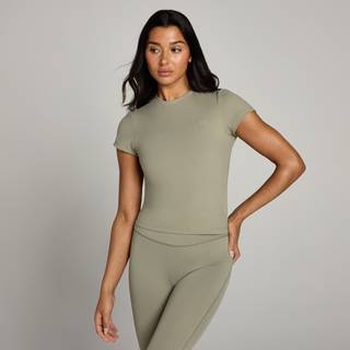 MP Tempo Body Fit Short Sleeve T-Shirt til kvinder – Brindle - L - Grøn