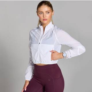 MP Velocity Slim Fit Cropped Windbreaker til kvinder – Hvid - L