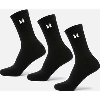 MP Unisex Crew Socks (3 Pack) - Black - UK 2-5 - Sort