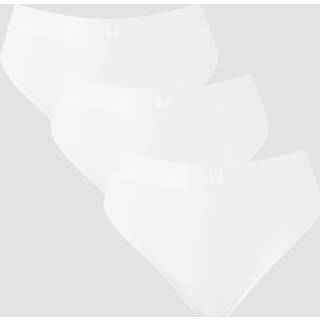 MP Mid Rise Thong til kvinder (pakke med 3) − Hvid - L