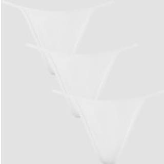 MP Mid Rise G String til kvinder (pakke med 3) − Hvid - M - Hvid