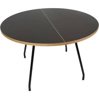 Bent Hansen Primum Table (Ø120 cm) Black Linoleum & Black