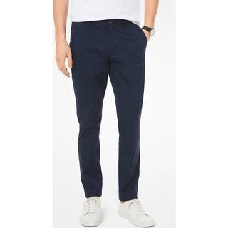 MK Skinny-Fit Stretch-Cotton Chino Trousers - Blue - Michael Kors - 28X32