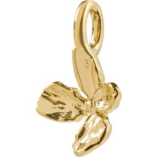 Pilgrim CHARM mini blomster vedhæng guldbelagt
