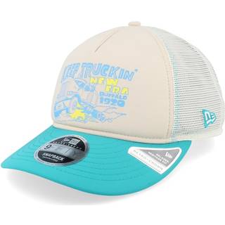 New Era American Keep Truckin Turquoise 9FIFTY Retro Crown A-Frame Cap adult unisex Blue adult unisex Blue adult unisex Blue adult unisex Blue adult u - S-M