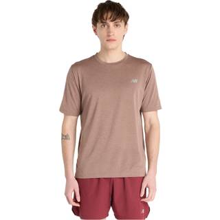 New Balance Athletics T-Shirt Løbeshirt Herrer størrelse S farve brun