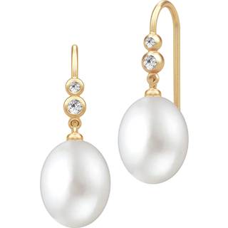 Perla Earrings White Pearl