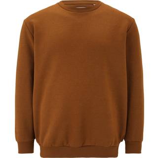 Plus Size Ensfarvet Sweatshirt
