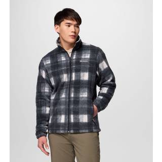 Columbia Steens Mountain Printed Jacket Fleecejakke Herrer størrelse XXL farve grå