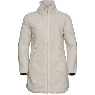 Jack Wolfskin Women's High Curl Coat Fleecejakke Damer størrelse M farve grå