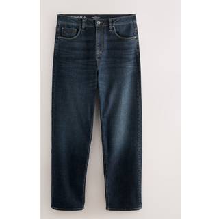 Next Blue Mid Indigo Relaxed Fit Motionflex Jeans