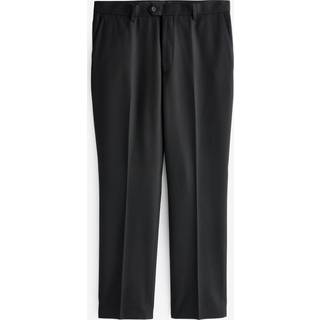Next Black Regular Fit Textured Suit Trousers