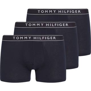 Tommy Hilfiger 3-pak Cotton Stretch Trunks - Darkblue - Large