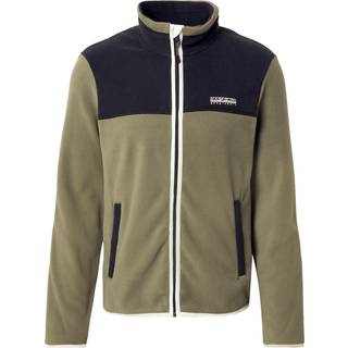Napapijri T-Dergana Full Zip Fleecejakke Herrer størrelse L farve brun