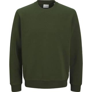 Plus Size Ensfarvet Sweatshirt