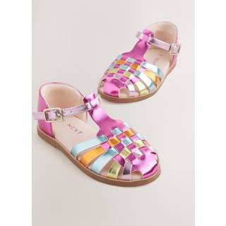 Next Rainbow Metallic Wide Fit (G) Fisherman Occasion Sandals