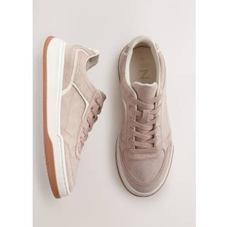 Next Blush Pink Forever Comfort Panelled Retro Lace-Up Trainers