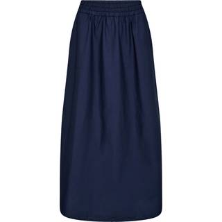 NÜMPH - Nujuny Long Skirt - Dress Blues - 38 - Blå - Skirts