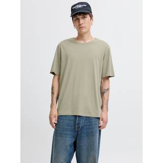 Ensfarvet T-shirt