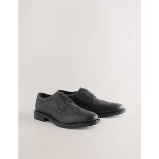 Next Black Heritage Brogue Shoes