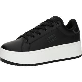 Fine Cleat Platform Trainers With Leather