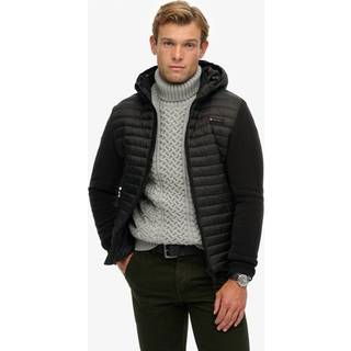 Superdry Storm Fleece Hybrid Jacket Black