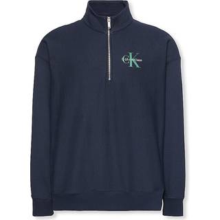 Calvin Klein Jeans Half Zip Sweatshirt Navy