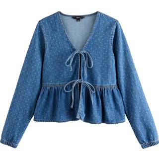 Next Slips Front 100% Bomuld Smock Bluse - EU 46 (UK 18)