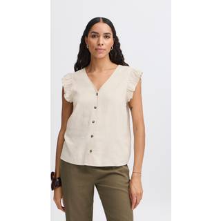 b.young BYFALAKKA Bluse - Natur - Str 36 - Damer