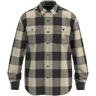 Carhartt L/S Plaid Shirt Skjorte Herrer størrelse XL farve grå